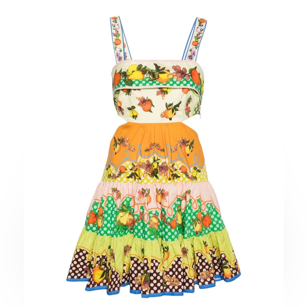 Alemais Colorful Print Dress